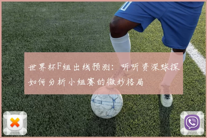 世界杯F组出线预测:听听资深球探如何分析小组赛的微妙格局