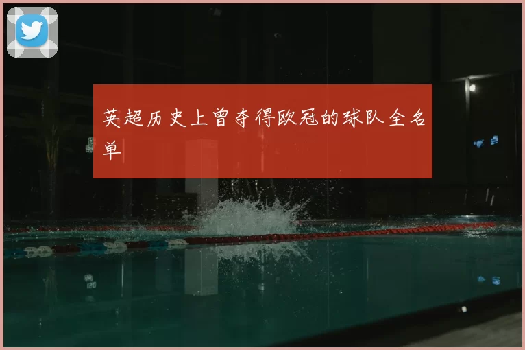 英超历史上曾夺得欧冠的球队全名单
